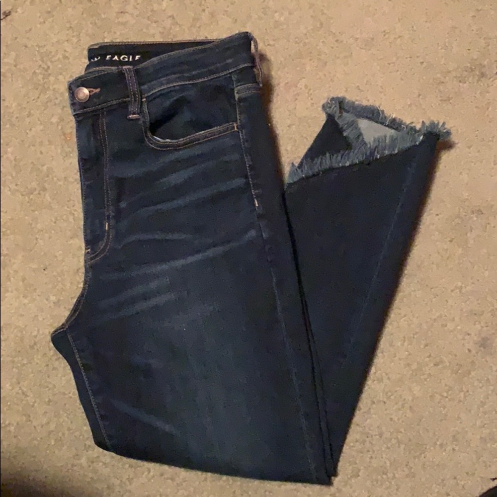 NWOT AE Super Hi-Rise Jegging Crop